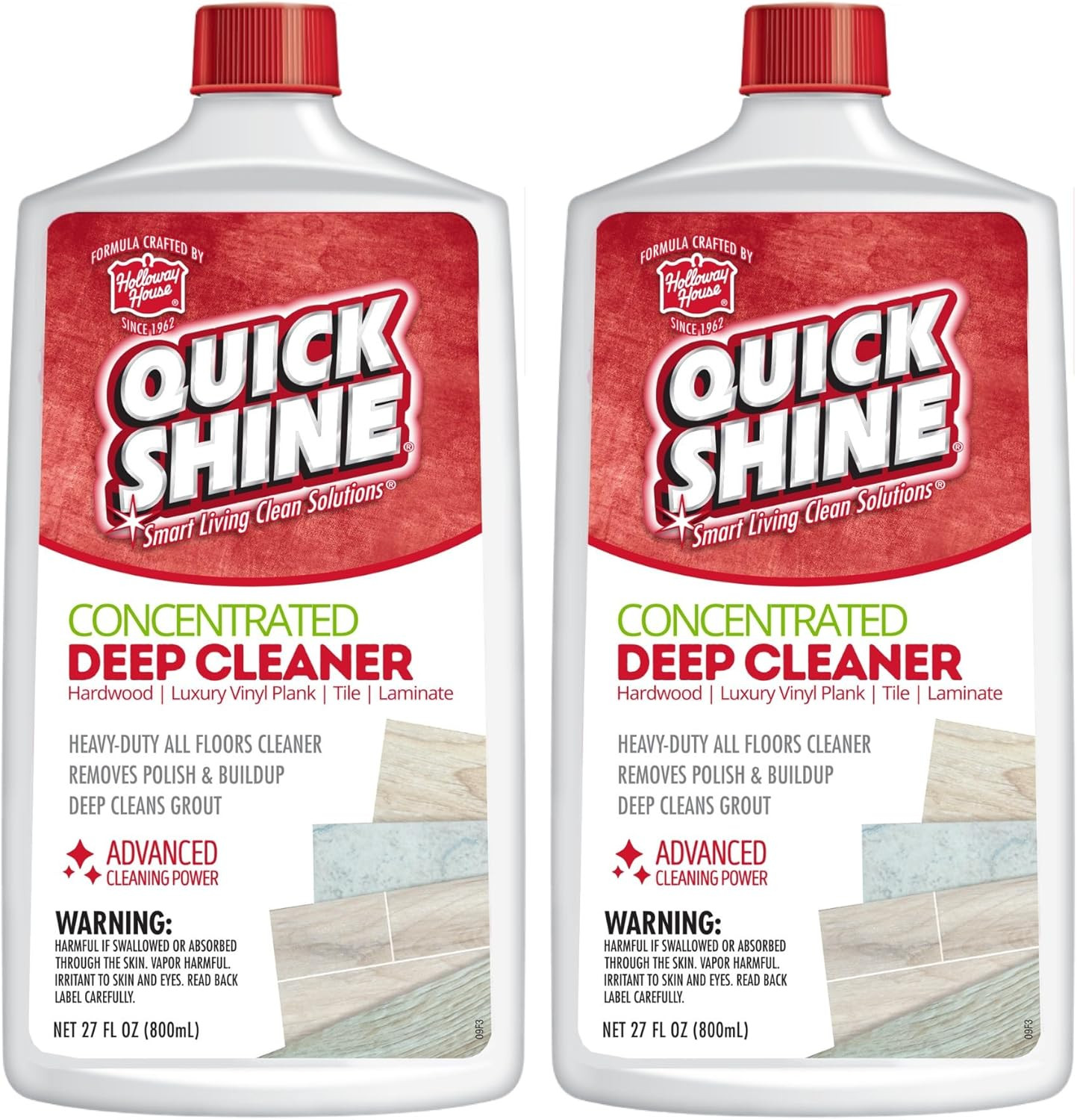 Multi Surface Deep Floor Cleaner and Wax Remover 27Fl Oz,(Pack of 2) Removes Wax