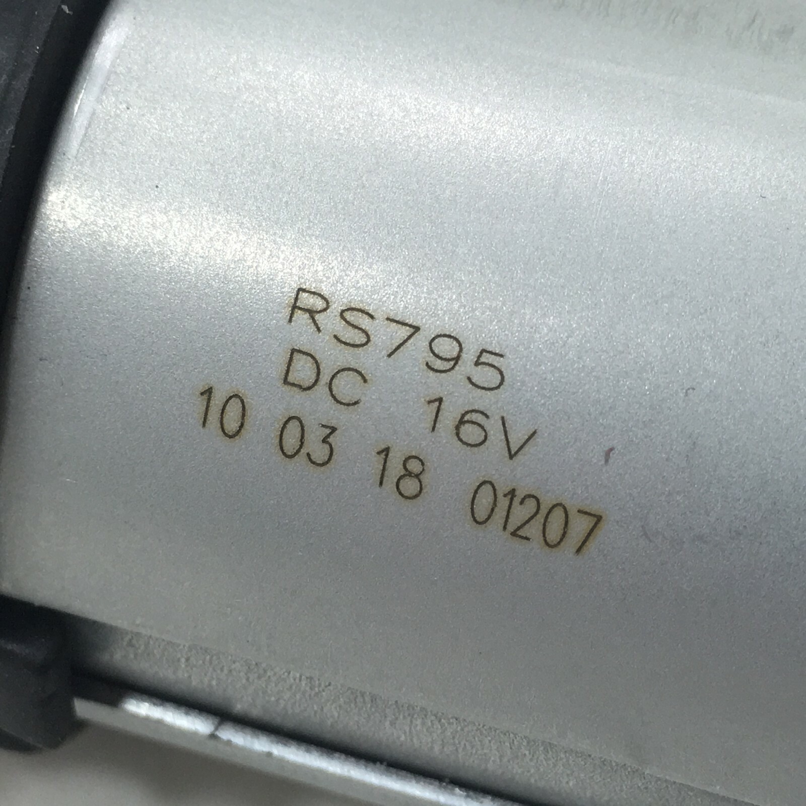 Shark IZ462H ICZ362H IZ662H IZ640H SMALL 16V GEARED BRUSHROLL MOTOR OEM # RS795