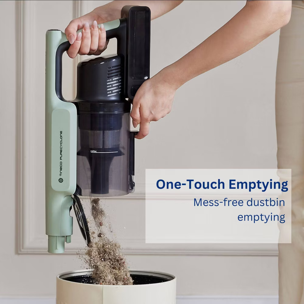 Tineco GO Pet Cordless Stick Vacuum with ZeroTangle Brush Technology Seafoam