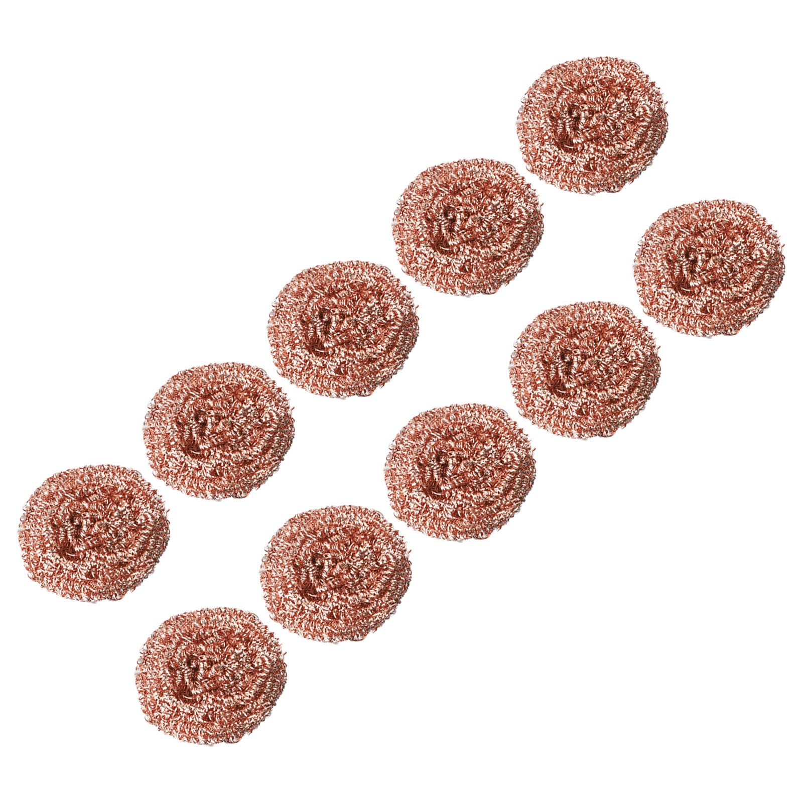 10PCS Copper Metal Wire Sponge Ball Iron Tip Nozzle Cleaner Slag Remover Tool