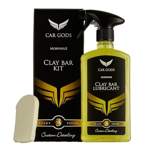 Clay Bar & Lubricant Spray – Complete Detailing Kit, 17fl Oz