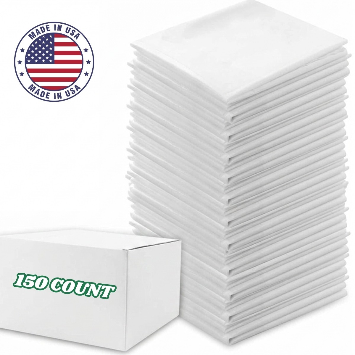 HEAVY DUTY PLASTIC 15″ RECTANGULAR TRASH COMPACTOR BAGS (150 COUNT) MADE IN USA