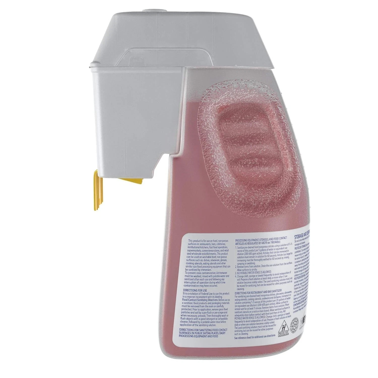 Diversey 101105267 Final Step Sanitizer, No Rinse Food Contact Sanitizer for Dis