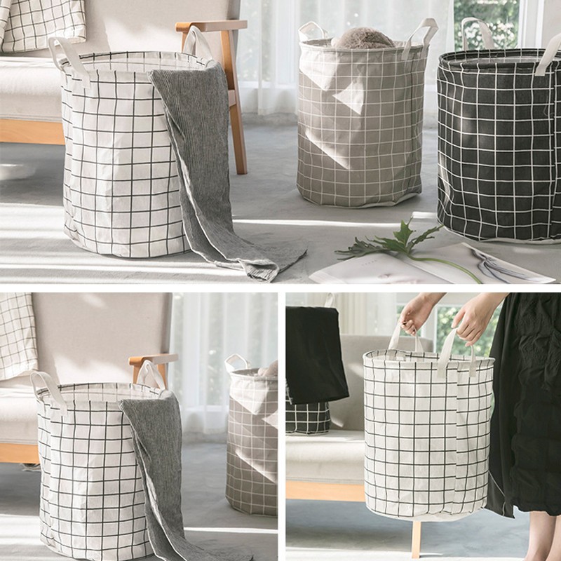 Dirty Clothes Basket Foldable Miscellaneous Storage Bucket House Laundry Basket