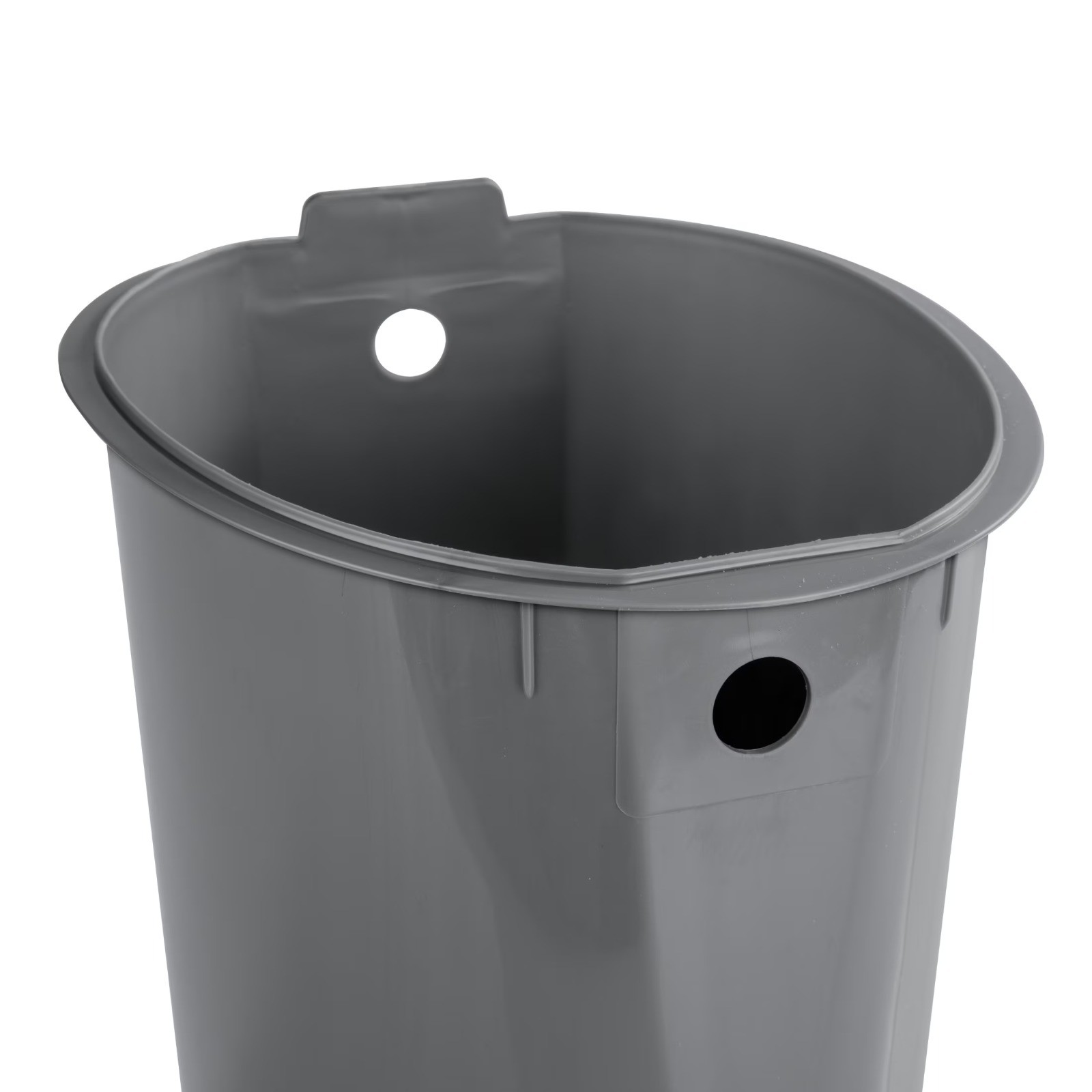 Small Bathroom Trash Can, 2.6 Gallon Plastic Garbage Bucket Bin with Step Lid