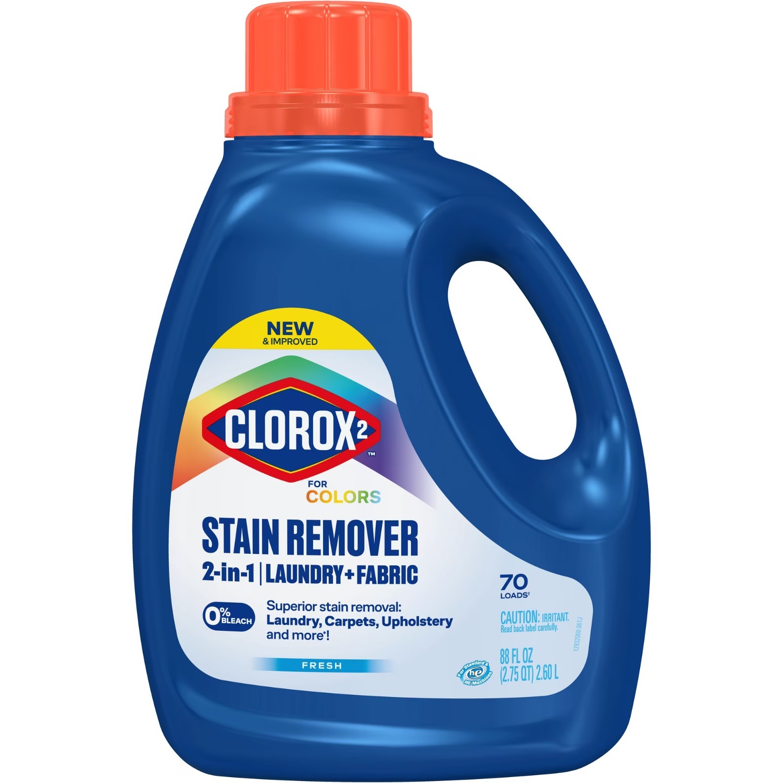 2 for Colors Stain Remover and Laundry Additive Bleach Free Original, 88 oz