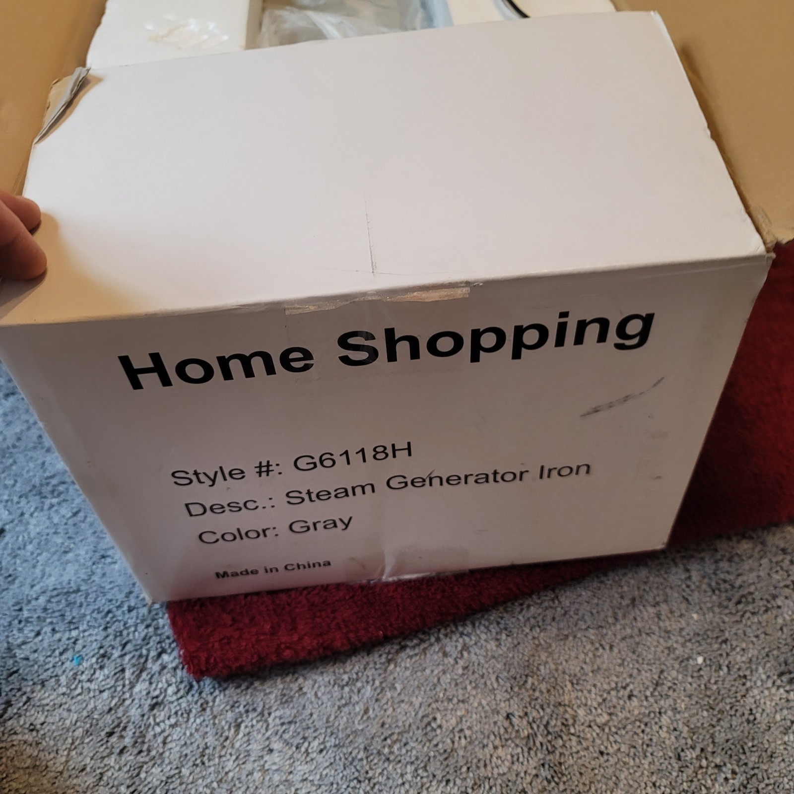 Euro-Pro X Steam Generator Iron G6118H New Open Box
