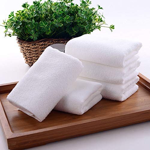 14×14 Inch 30 Pack 280GSM Microfiber Cleaning Cloths, White