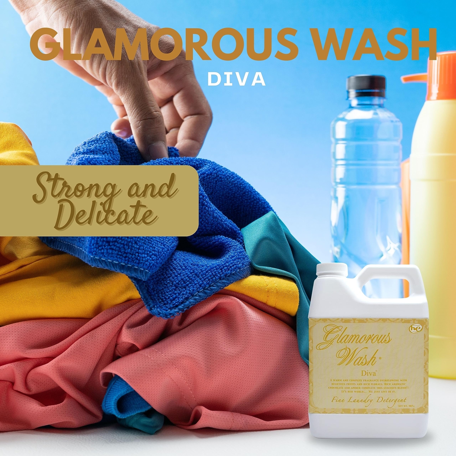 Tyler Glamorous Wash Diva Laundry Detergent 32 Fl Oz Pack of 1 Scented Cleaner