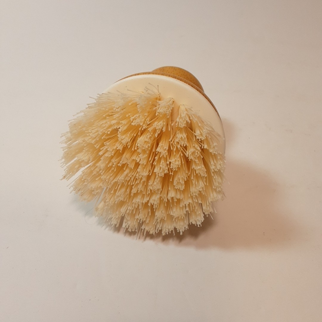 Bubble Up Ceramic Soap Dispenser & Bamboo Dish Brush Full Circle & Grove Brand