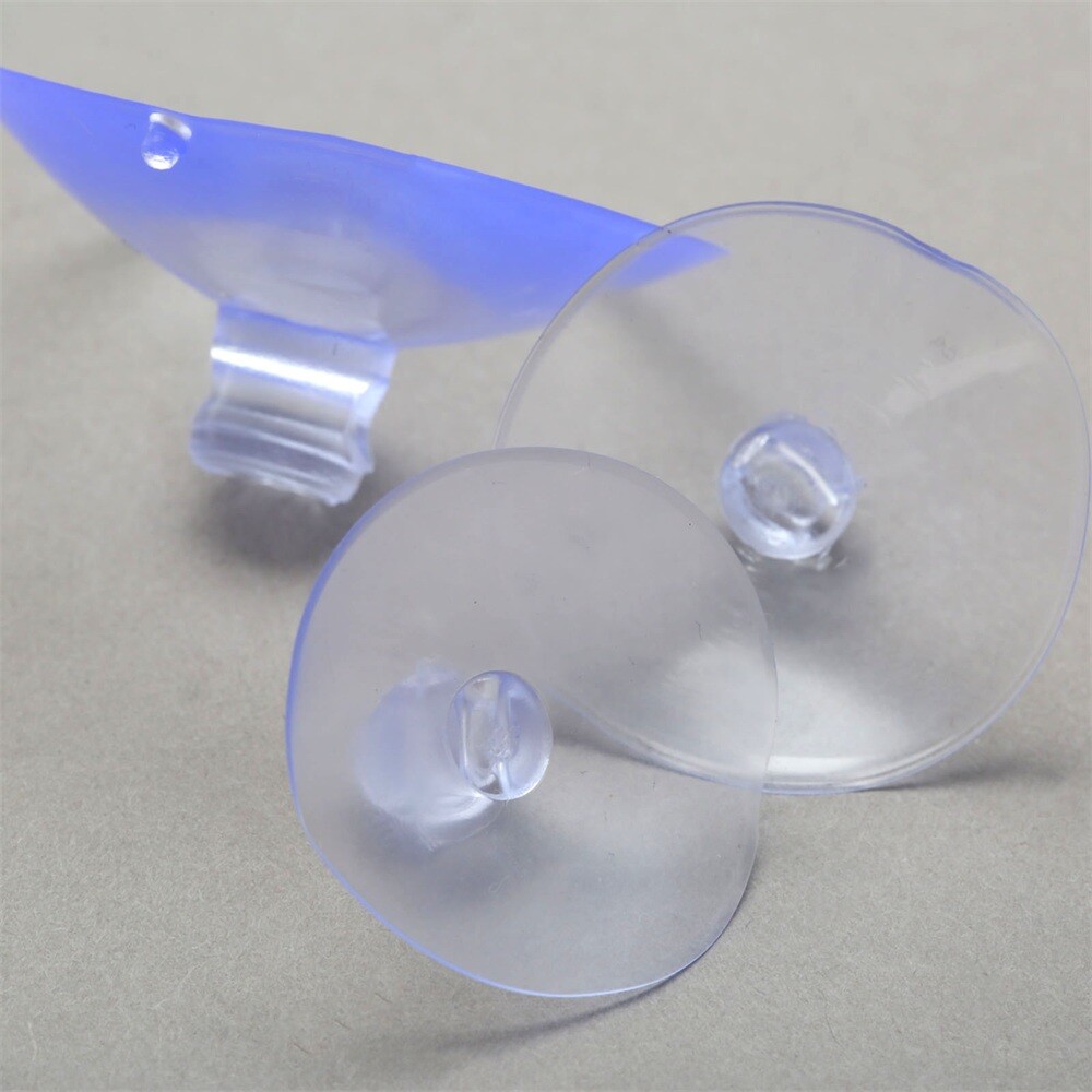 1.1″-1.57″ Transparent Rubber Suction Cup Sucker Window Glass Wall Hook Hanger