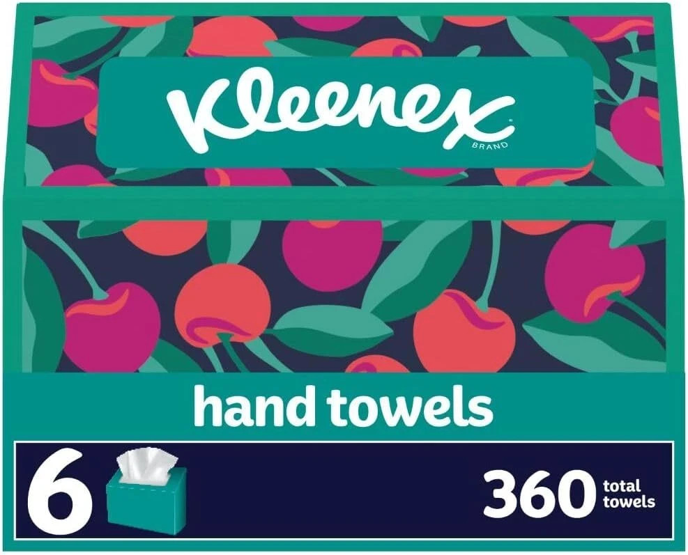 Kleenex Disposable Paper Hand Towels 60 Count Pack Of 6 Cloth Like Fresh Soft
