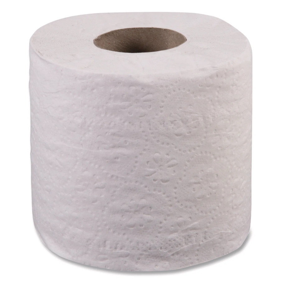 Boardwalk 2-Ply Toilet Tissue, Septic Safe, White, 400 Sheets/Roll, 96 Rolls