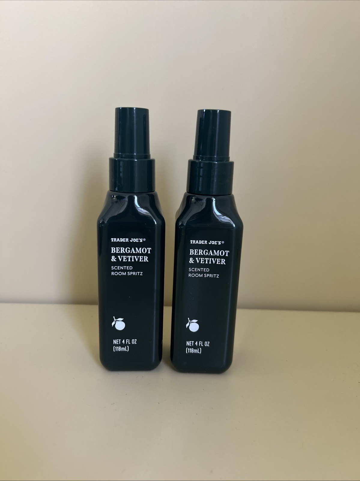 2 X Trader Joe’s Bergamot & VETIVER Room Spray Spritz 4 Fl Oz Holiday Seasonal
