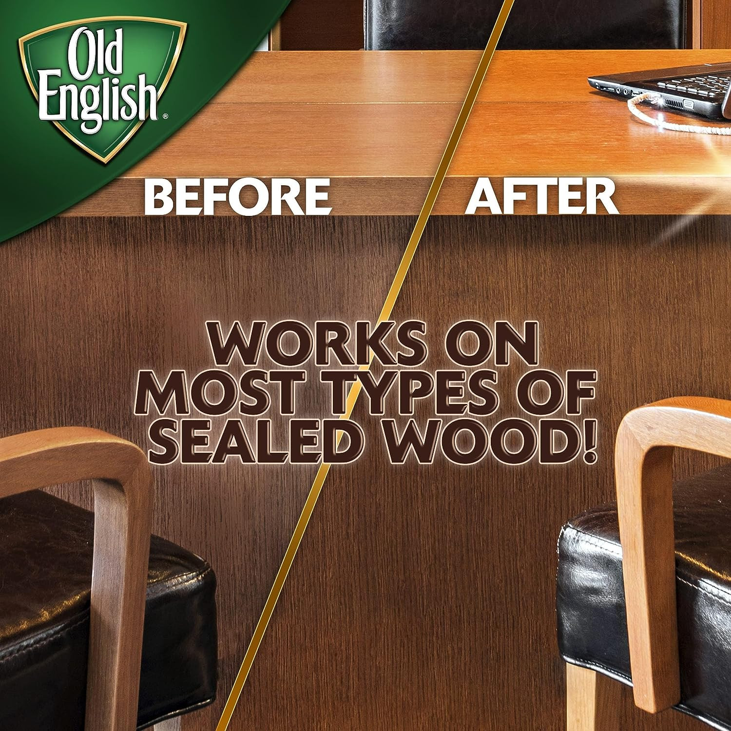 Old English 75144 Scratch Cover for Dark Woods, 8Oz Bottle, Wood Polish
