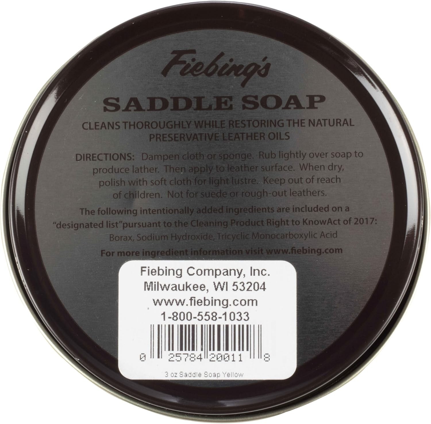 Multi-Purpose Leather Soap 3.5oz – Clean, Condition & Restore All Leather Goods