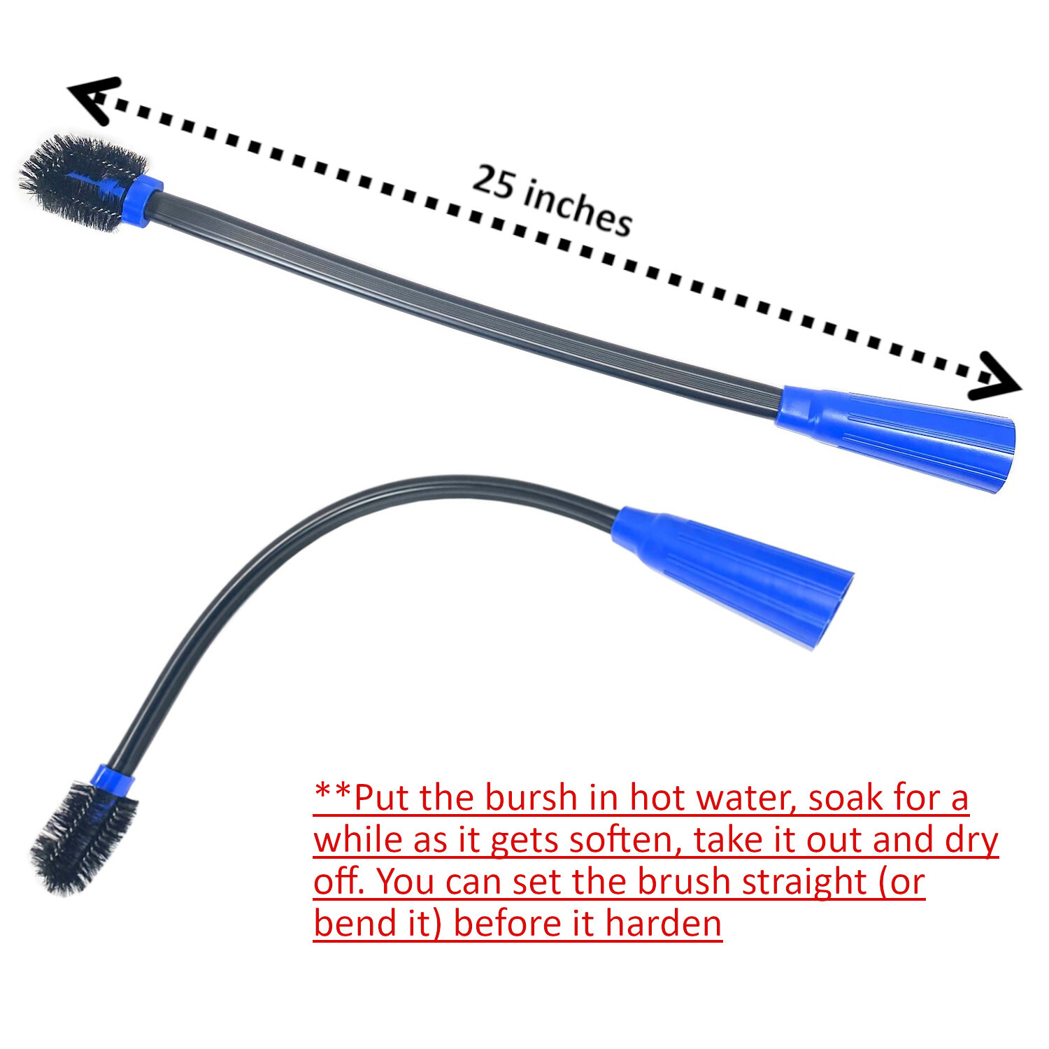 MaximalPower Universal Flexible Long Crevice Tool for Vacuum fit 1.1″-1.5″ Host