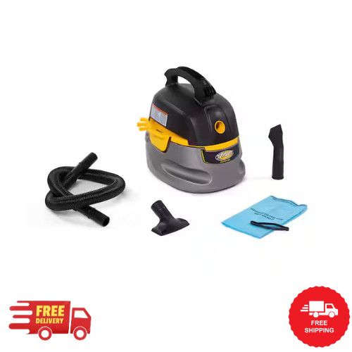 small portable wet/dry vac car auto detail shop vacuum cleaner blower 2.5-gallon