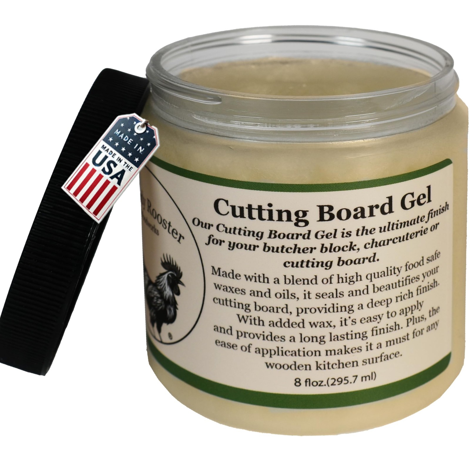 Cutting Board Gel – Wax and Oil Treatment in One – with Food Grade Mineral Oi…