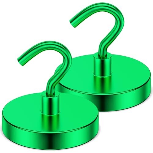 10 Pack Heavy Duty Magnetic Hooks 110 lbs Strong Magnet Hook for Hangings