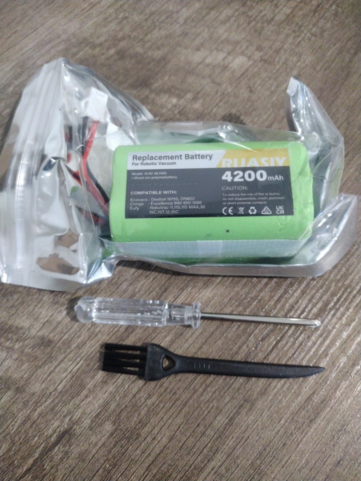 14.4V 4200mAh Replacement Battery for Eufy RoboVac Deebot Shark Ion