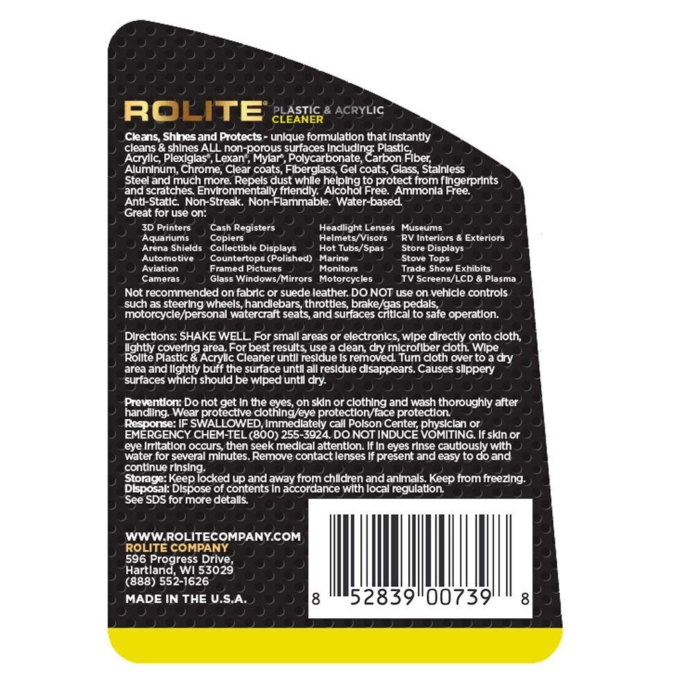 4 fl. oz. Streak-Free Plastic Cleaner for Windows & Automotive Detailing