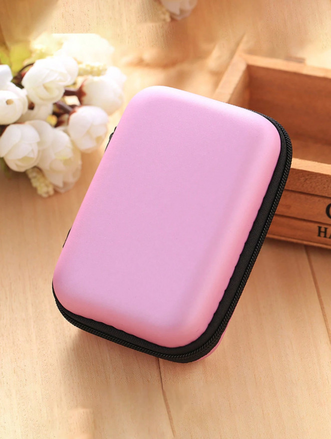 1 pc Portable Zipper Storage Bag for Cables, Chargers & Electronic Accessories
