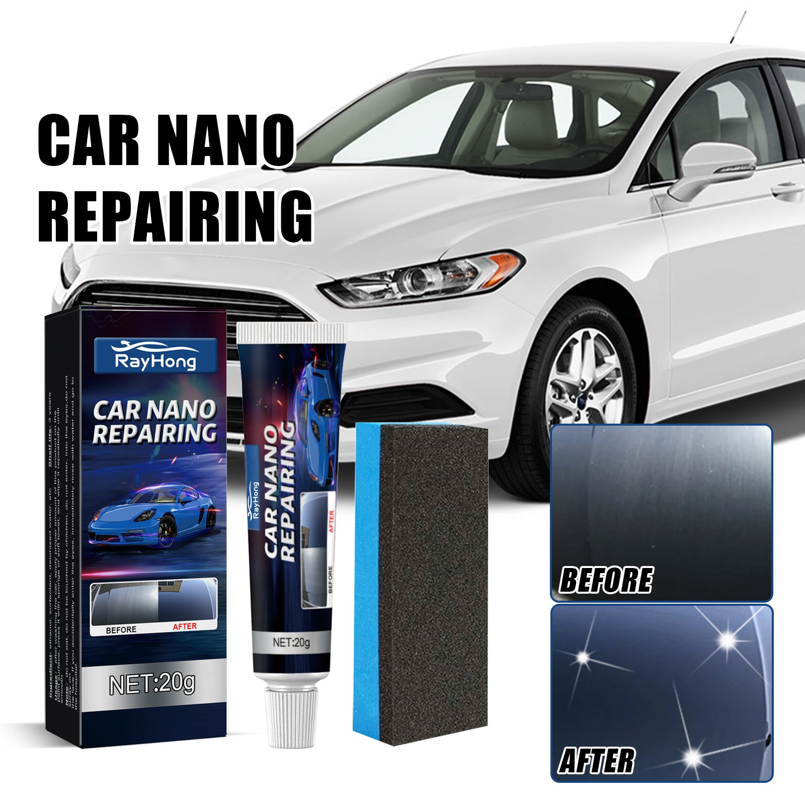 Ceramic Coating Liquid Wax – Hydrophobic Paint Sealant & Gloss Enhancer