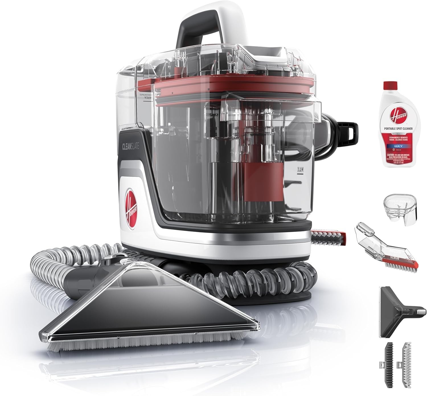 CleanSlate Plus Portable Carpet + Upholstery Spot Cleaner Machine, Powerful Suct