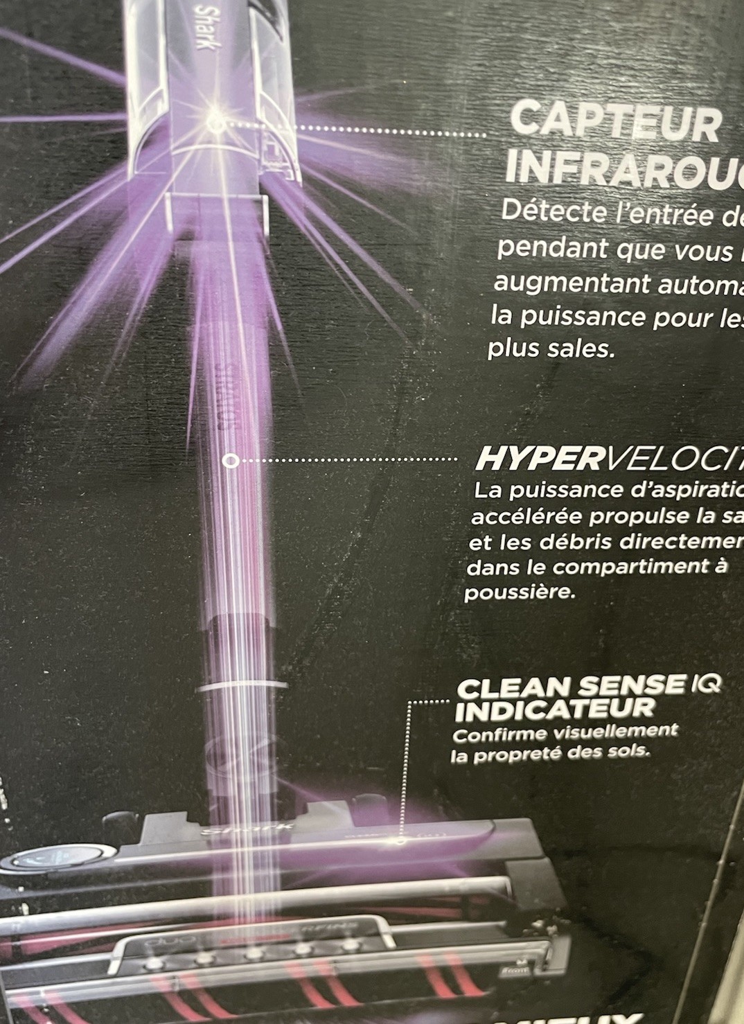 NEW Shark Cordless Stratos with Clean Sense IQ Cordless Vacuum – Ash Purple