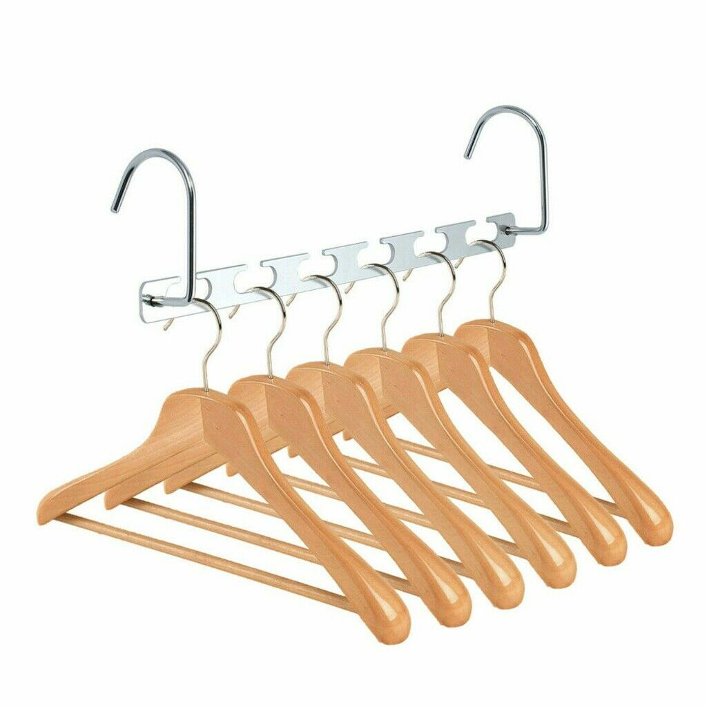 2PC Space Saver Saving Wonder Metal Hanger Clothes Closet Organize Hook Racks