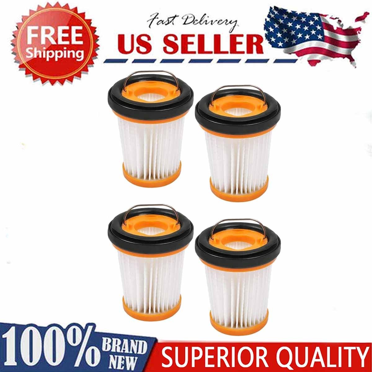 4x Hepa Filter for Shark Ion W1 Cordless Handheld Vacuum WV200 WV201 WV205 WV250