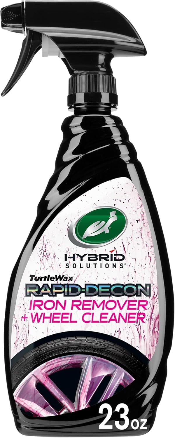 Turtle Wax Rapid Decon Iron Remover, 23 fl oz, Iron Remover+Wheel Cleaner