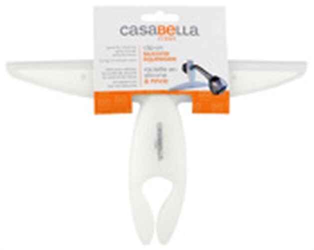 Casabella 8544037 Silicone Window Squeegee 10 W in. with 6-1/2 L in. Handle