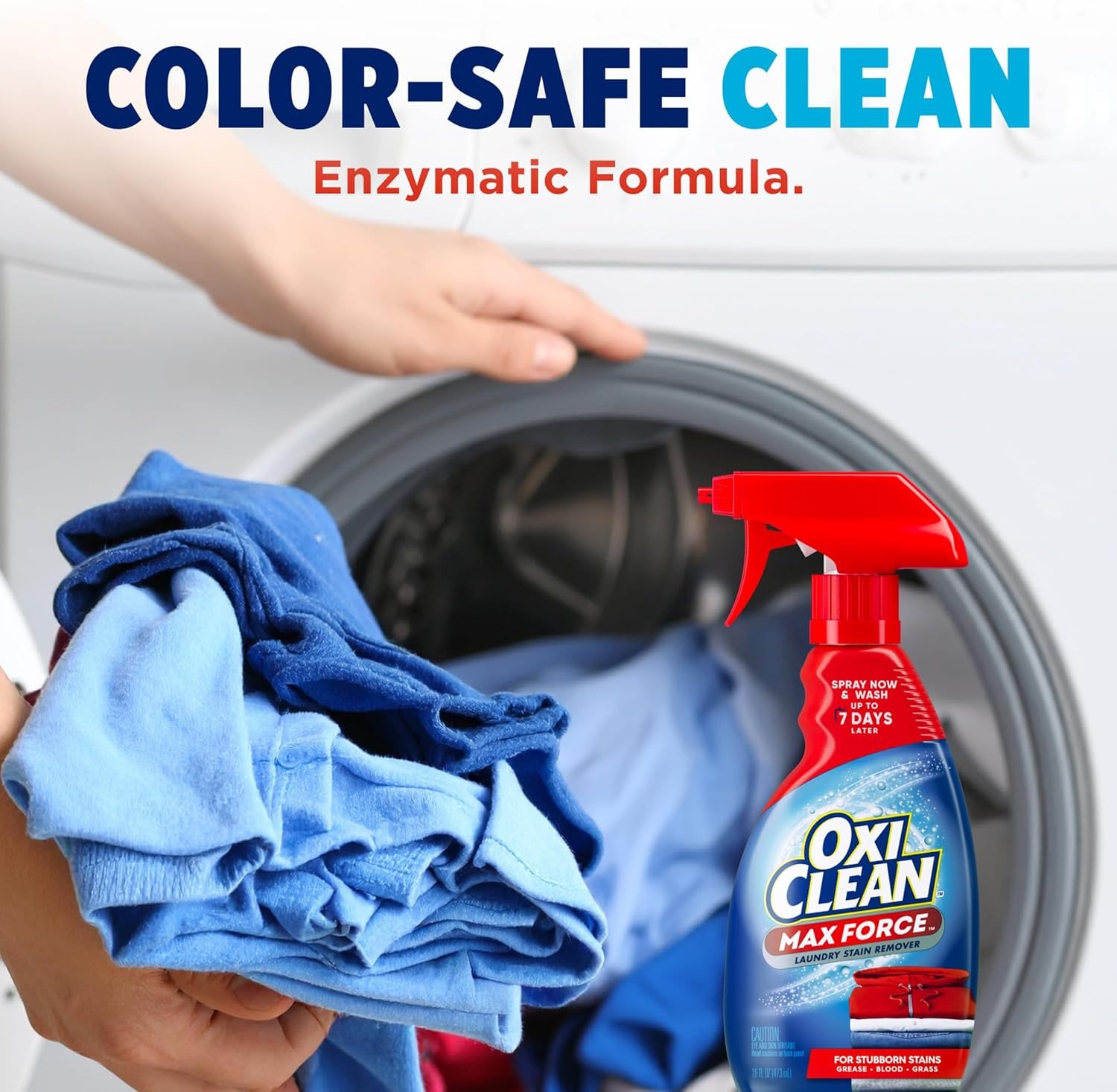 OxiClean Max Force Laundry Stain Treater Spray, 12 Fl Oz (Pack of 3) | Spray Now