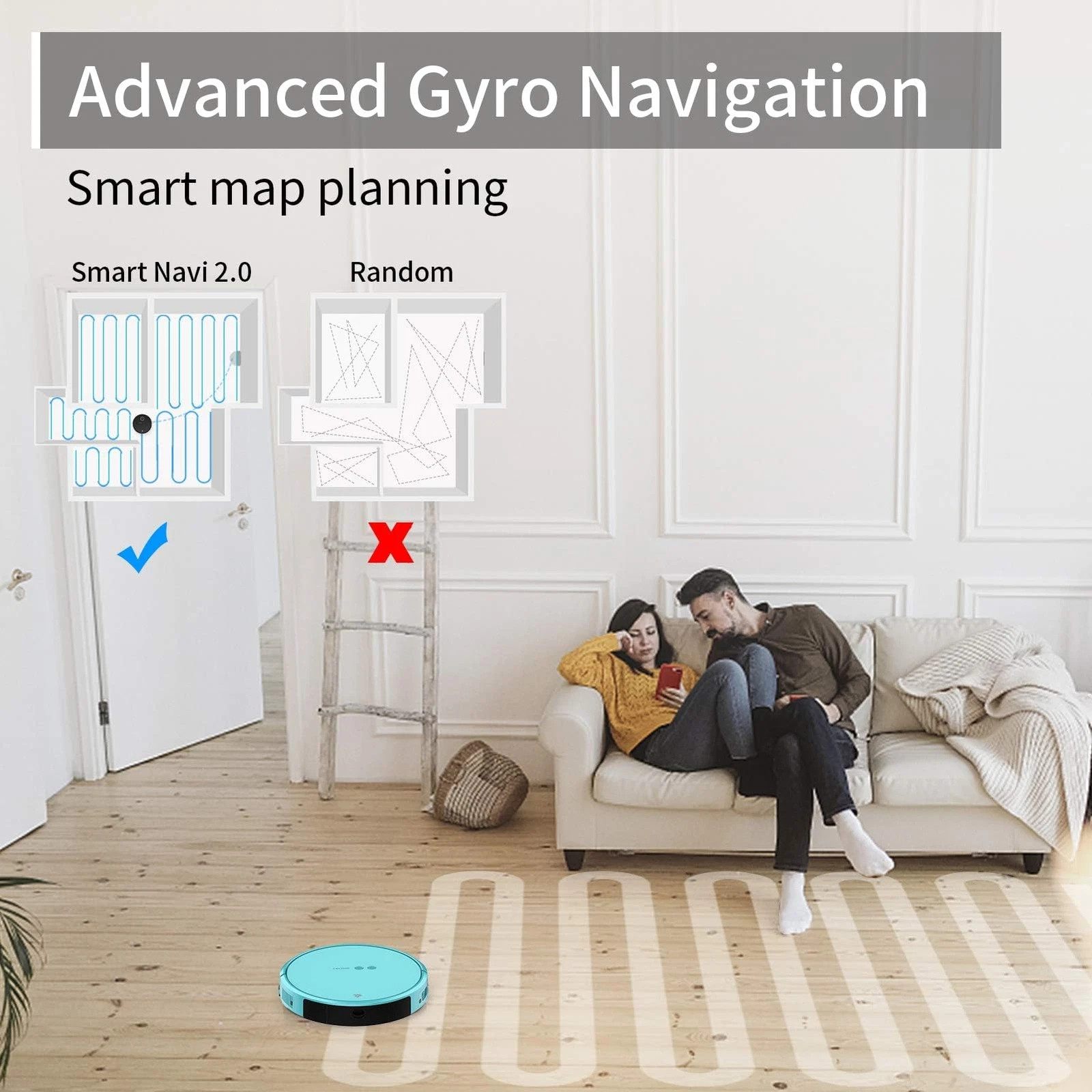 Tecbot S1 Intelligent Sweeping Robot Vacuum Cleaner with Wi-Fi & App Controls