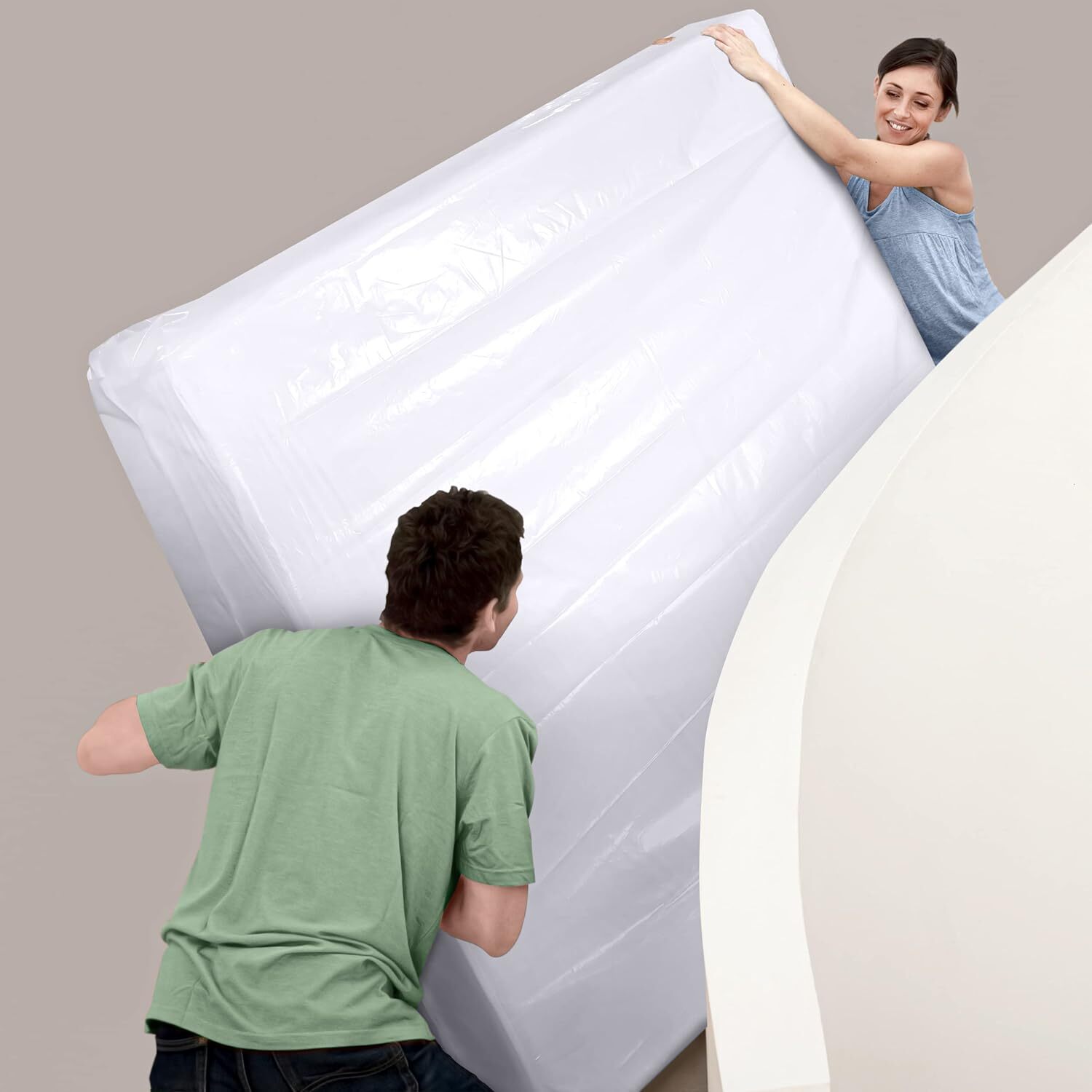 Mattress Bag for Moving and Storage 2 and 4 Mil Thick Plastic Cover Utopia Home