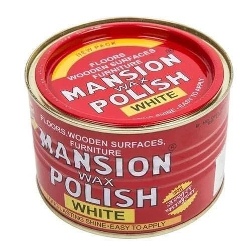Mansion Wax White 400g Floor Furniture Polish Surface Shine Protection FS
