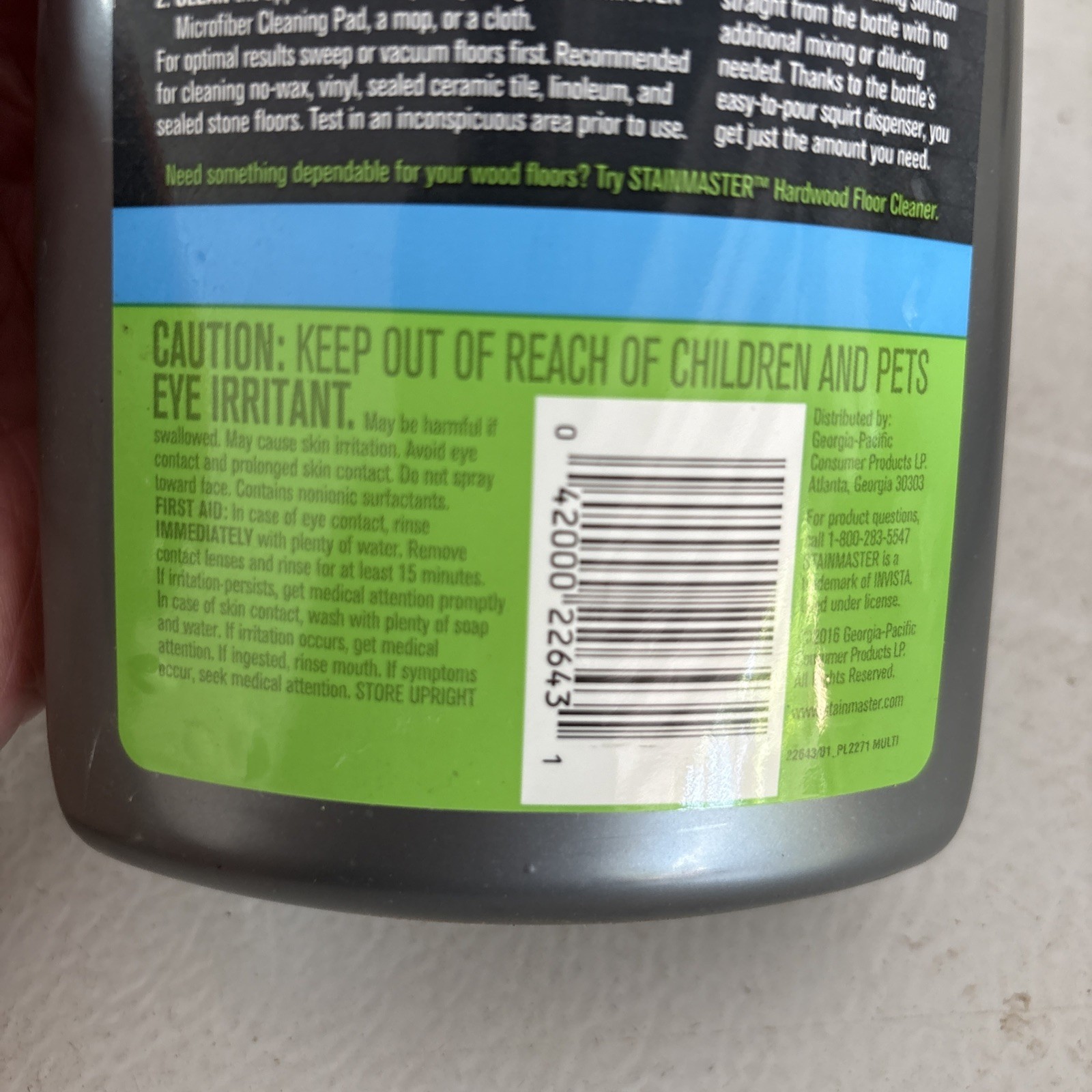 Stainmaster Multi-Surface Floor Citrus Scent 27 Fl Oz Bottle For Tile & Vinyl