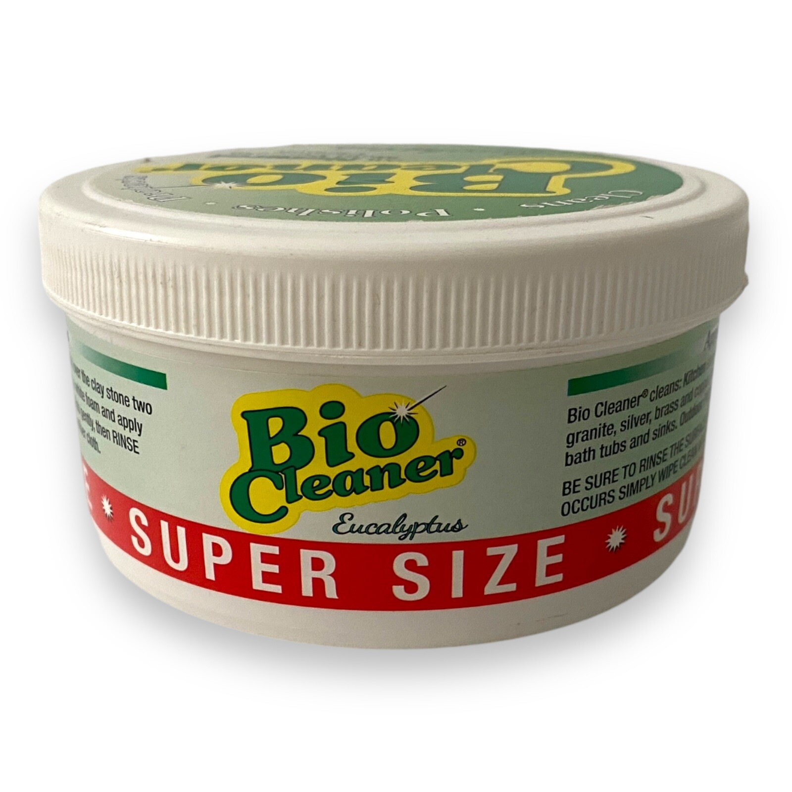 (2) Bio Cleaner Clay – Lavender + Eucalyptus 17.5 oz Super Size – No Sponge