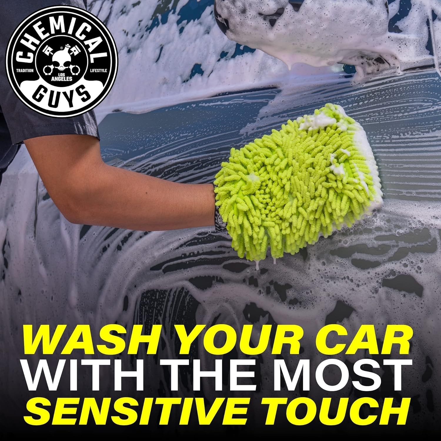 Chemical Guys MIC49302 Chenille Premium Scratch-Free Microfiber Car Wash Mitt