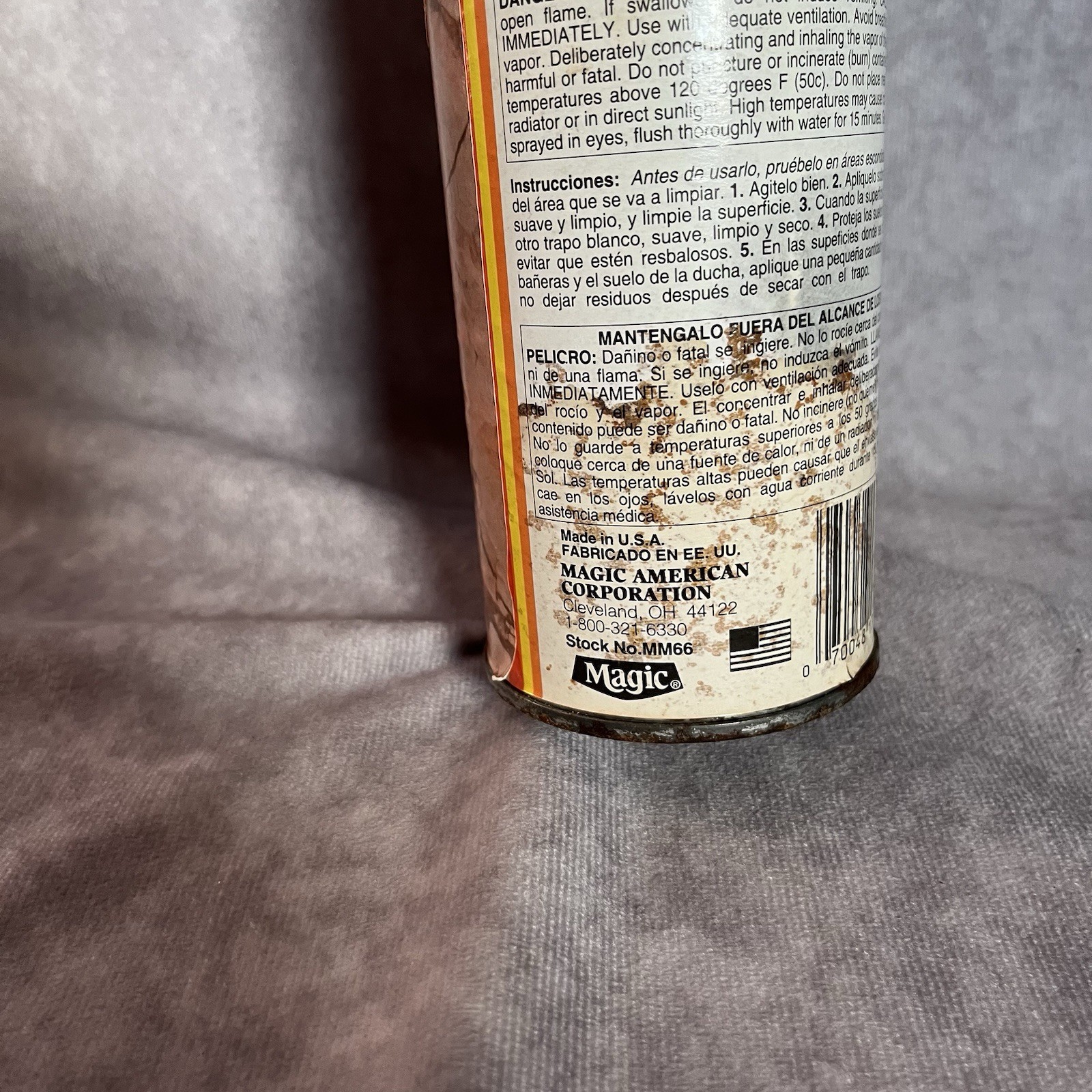Marble & Granite Magic Cleaner Polish, Wax Free – 13 Oz – Discontinued Vtg NOS