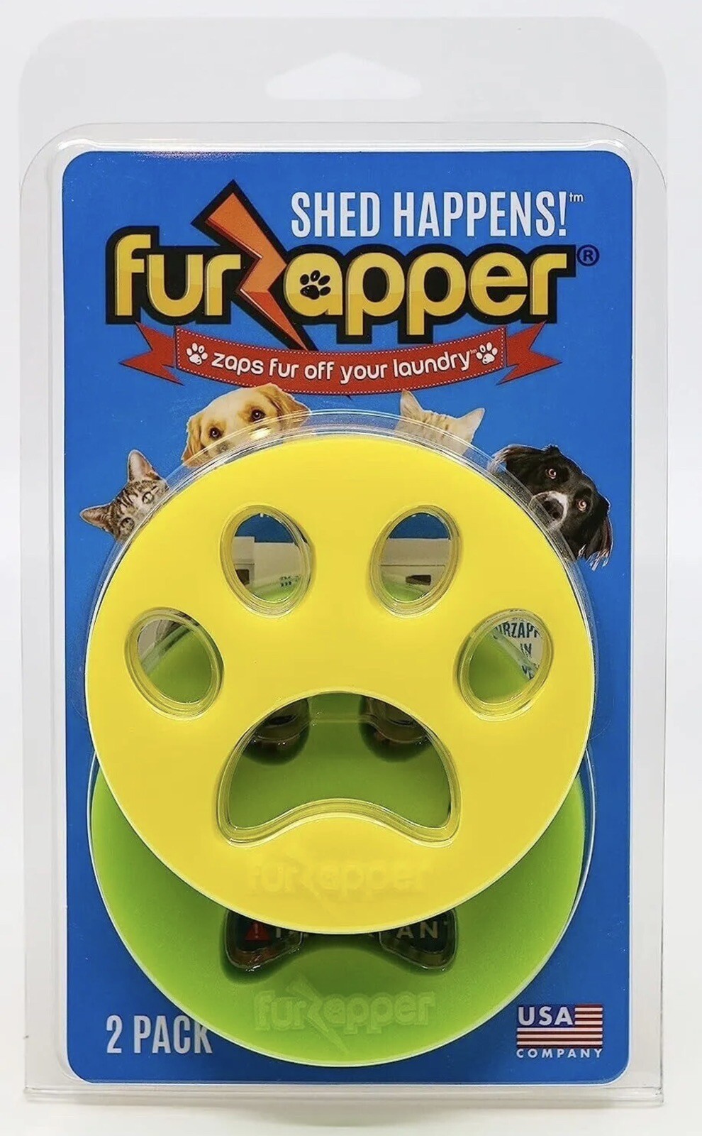 FurZapper Pet Hair Remover 4 count