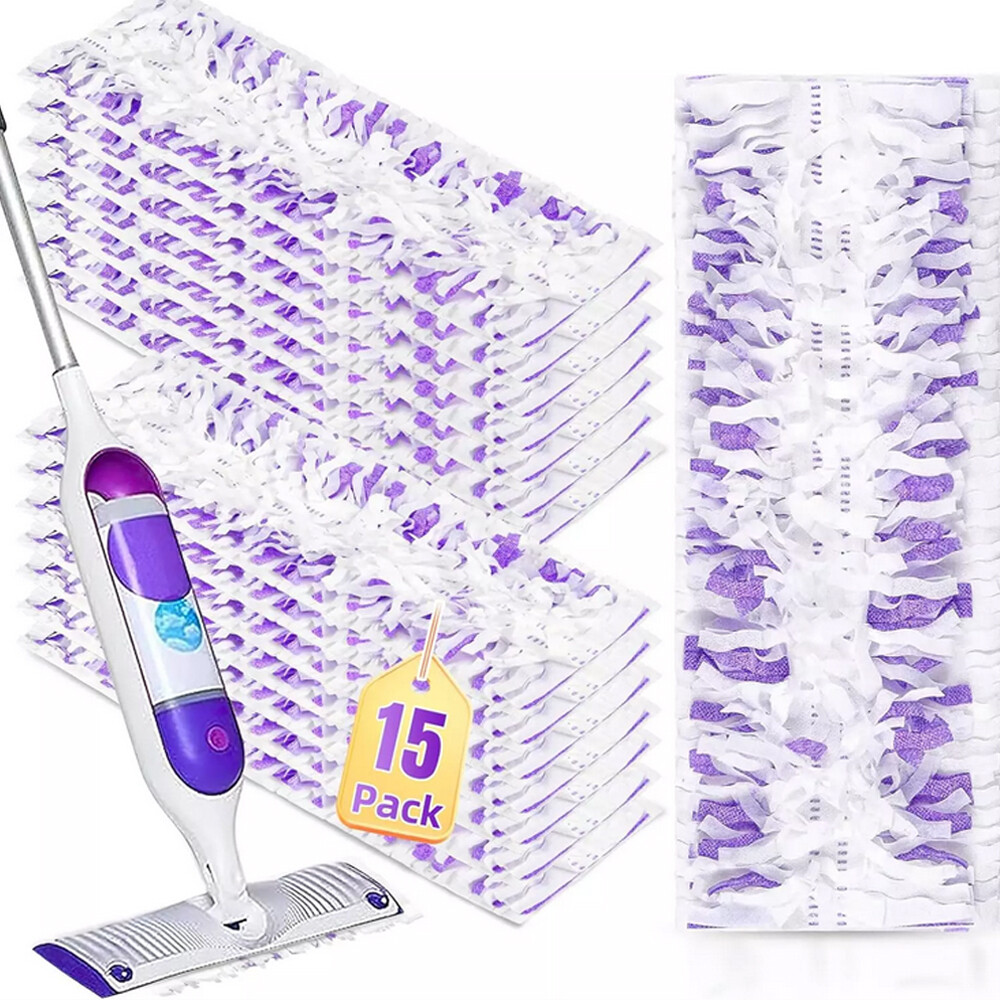 15 Count Disposable Power Mop Refills for Swiffer Powermop Multi-Surface Mop New