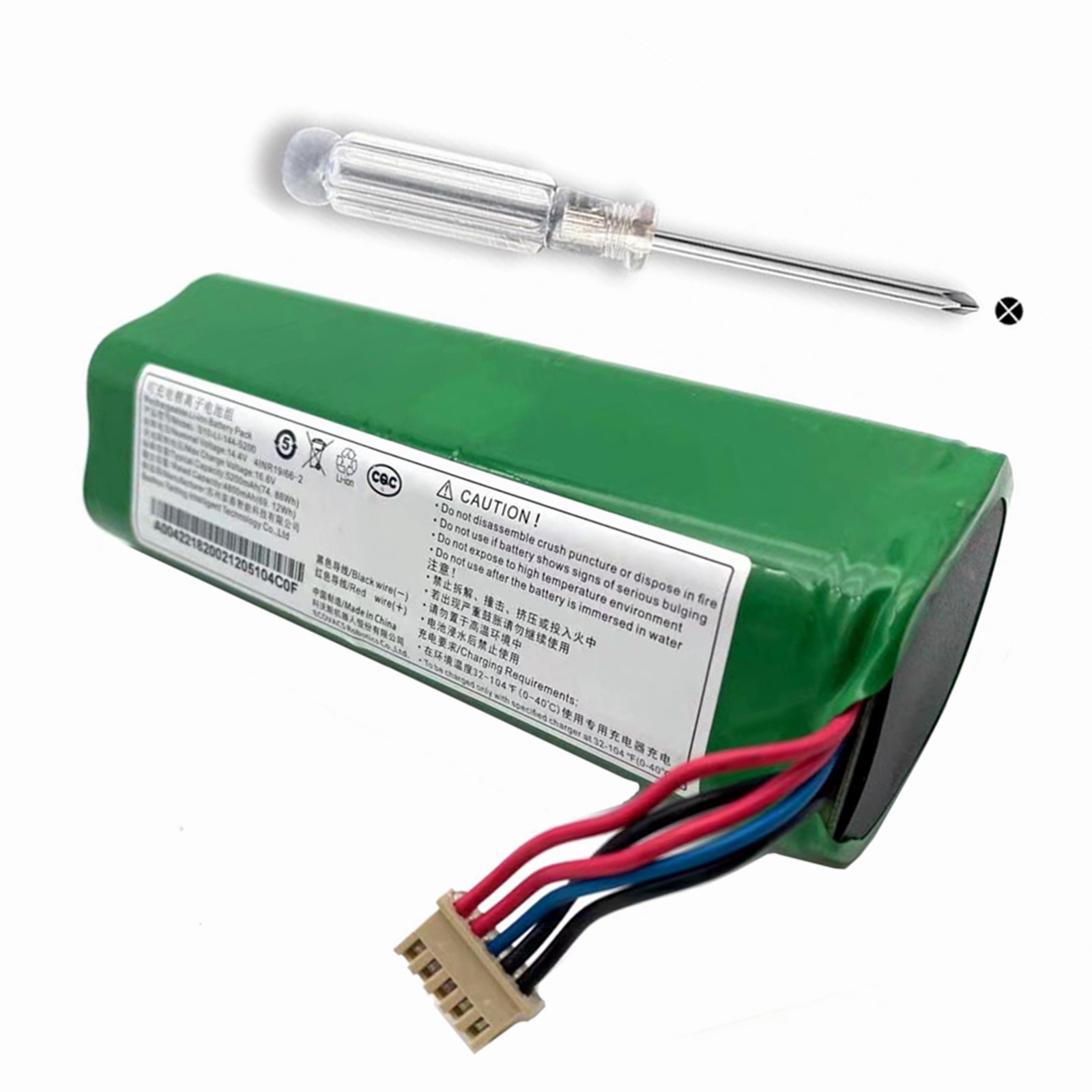 Genuine Battery for Ecovacs Deebot Ozmo T5 T8 T9, Deebot T10 T20 Omni Robot