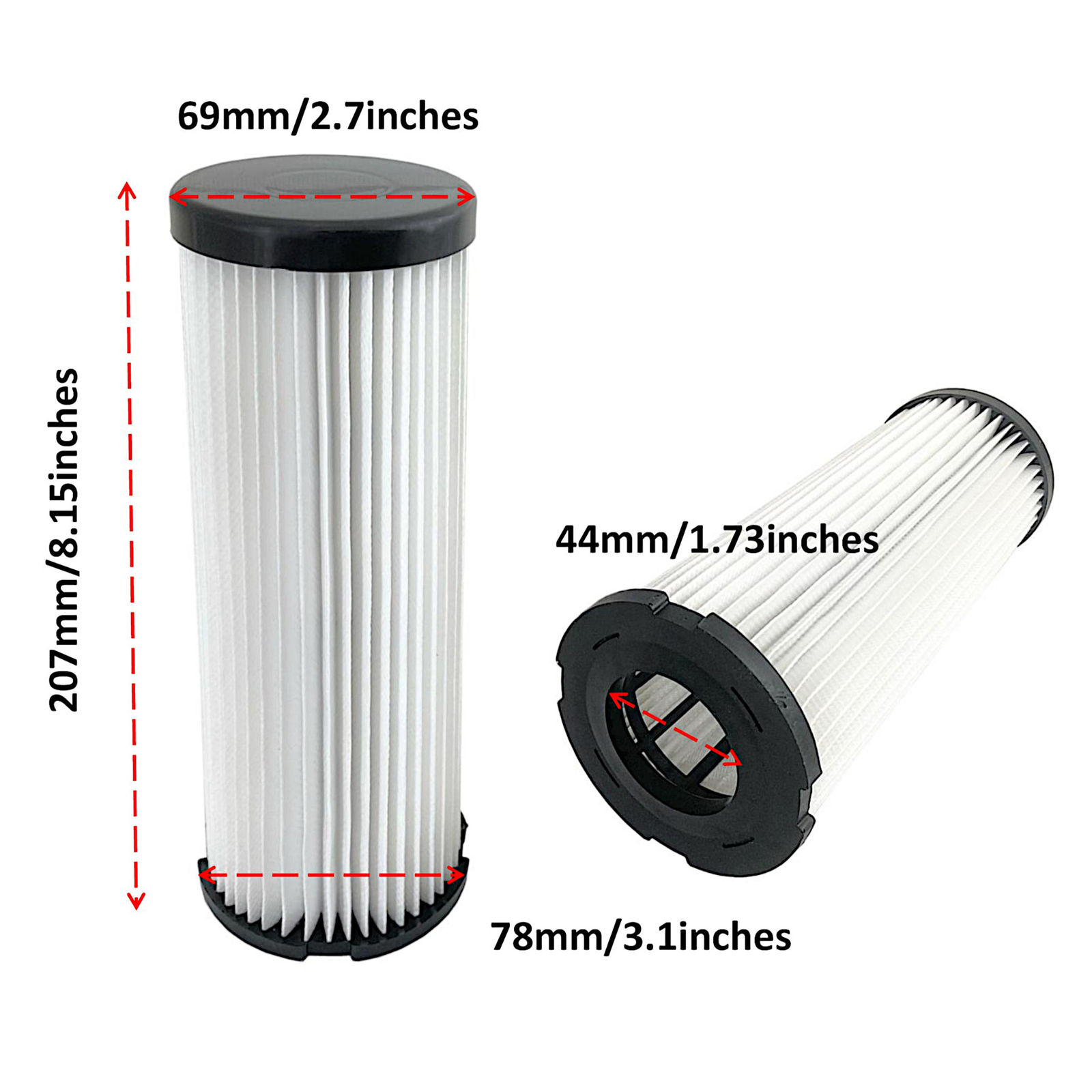 HEPA Filter For Dirt Devil F1 Vacuum Bagless Breez Featherlite Jaguar Scorpion