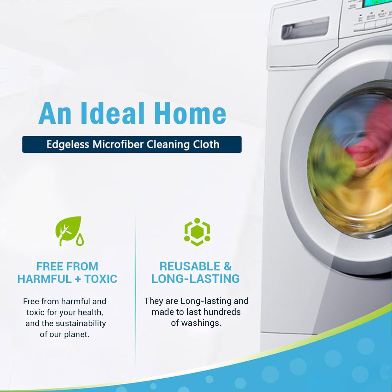 Microfiber Cleaning Cloth Set of 50 Towel Rag Car Polishing Detailing No-Scratch