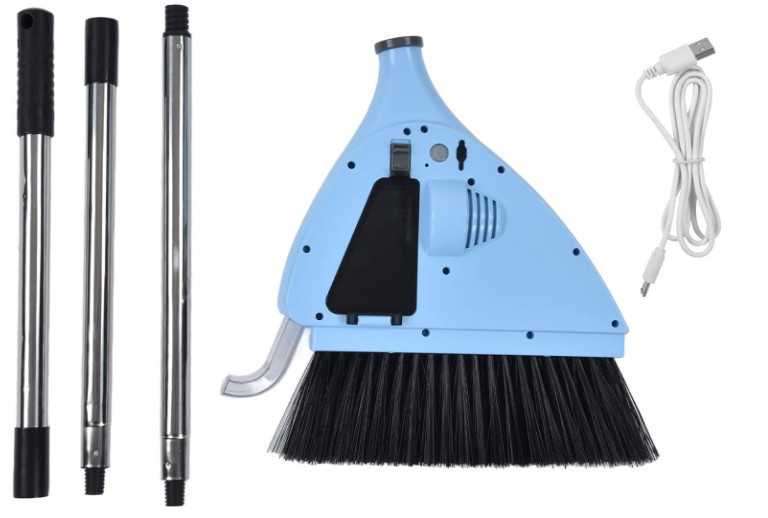 Vacuum Broom, 2 in 1 20,000 rpm Motor Strong Suction Ultra Quiet