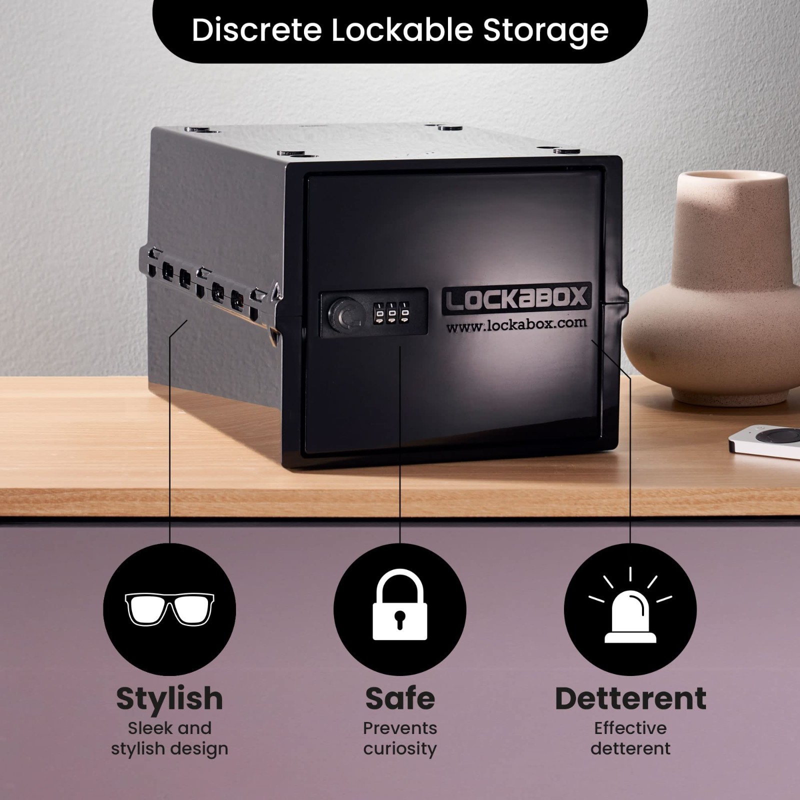 Compact Lockable Storage Box for Food, Medicines & Tech | Hygienic Home Safety 1