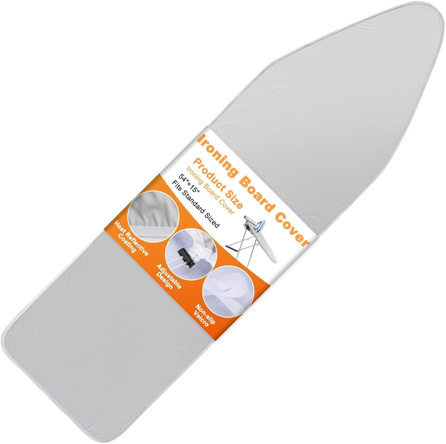 Ironing Board Cover Pad – Standard Size 15×54 Inch Iron Board Cover | 3mm Thick